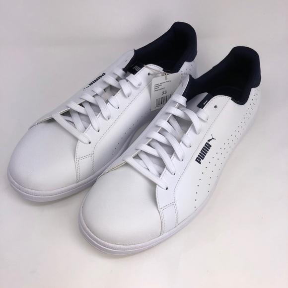 Puma Smash Perf C Men's Sneaker Tennis Shoes White - Picture 4 of 7